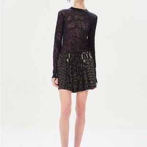 Maria Cher Zarate Becan Short Organic Cotton Print Navy